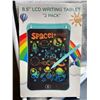 Image 2 : Red & Blue 8.5-Inch LCD Writing Tablets, 2-Pack with Styluses and Stickers