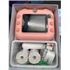 Image 4 : Hot Bee Children’s Instant Camera, 3-10 Years Girls, 1080P, 2.4 Inch Screen, 32G Card, Rosa