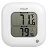 Image 1 : BALDR Square Thermometer and Hygrometer with Temperature Humidity Display Temperature Sensor (White)