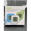 Image 2 : BALDR Square Thermometer and Hygrometer with Temperature Humidity Display Temperature Sensor (White)