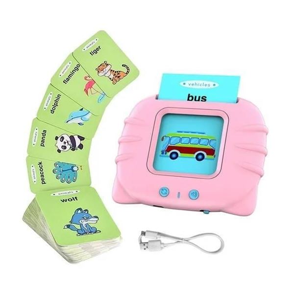Card Early Education Device Flash Cards,Learning Machine,Electronic Toy Musical Interactive Toys Aud