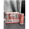 Image 2 : Zoa Energy Drink, White Peach, 12 x 355 mL Cans