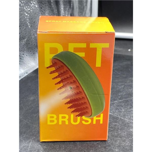 Antomin Green Steam Brush-Spray Massage Brush for Pets