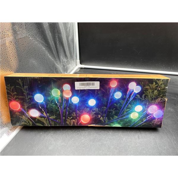 Solar-Powered Firefly Garden Lights with 8 LEDs