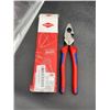 Image 1 : Knipex 09 02 240 High Leverage Lineman’s Pliers, 9.5-Inch
