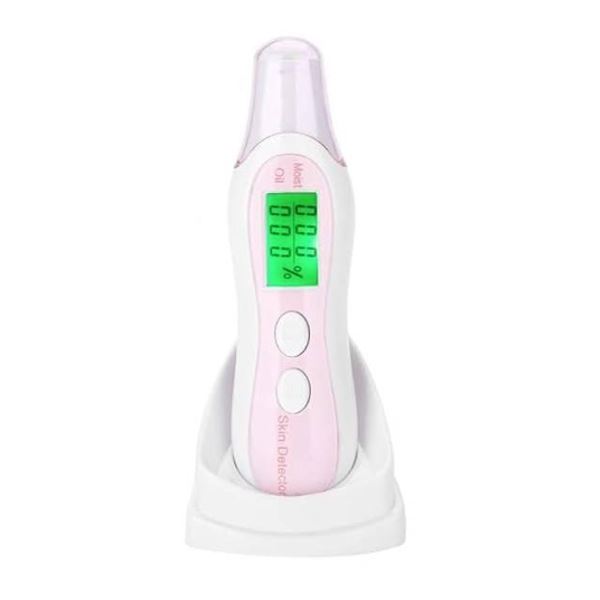 Skin Tester, Moisture Analyzer with LCD Digital Moisture Screen to Evaluate Skin Moisture, Use to De