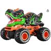 Image 1 : TEMI Remote Control T-rex Truck for Kids 3-5 Years, 1:24 Scale Monster Truck with Roar, Light and Mi
