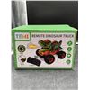 Image 2 : TEMI Remote Control T-rex Truck for Kids 3-5 Years, 1:24 Scale Monster Truck with Roar, Light and Mi