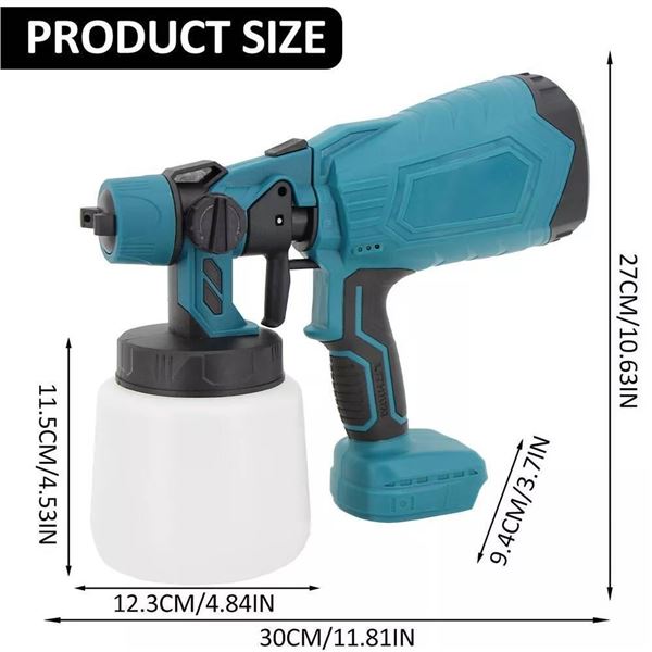Cordless Portable Spray Gun with Brushless Motor **Battery Not Included**