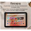 Image 1 : Amazon Fire HD 10 tablet (newest model), built for relaxation, 10.1″ vibrant Full HD screen