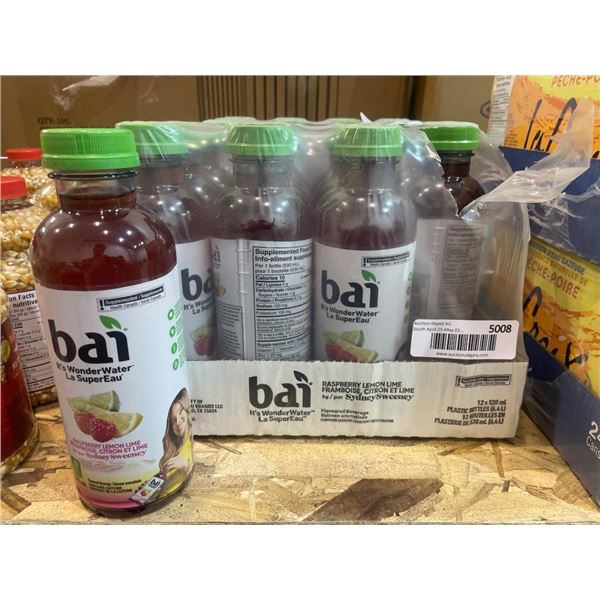Bai Raspberry Lemon Lime Flavored Water Beverages (12 x 530mL)