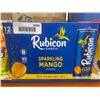 Image 1 : Rubicon Exotic Sparkling Mango Beverage, 12 Cans (355 ml Each)
