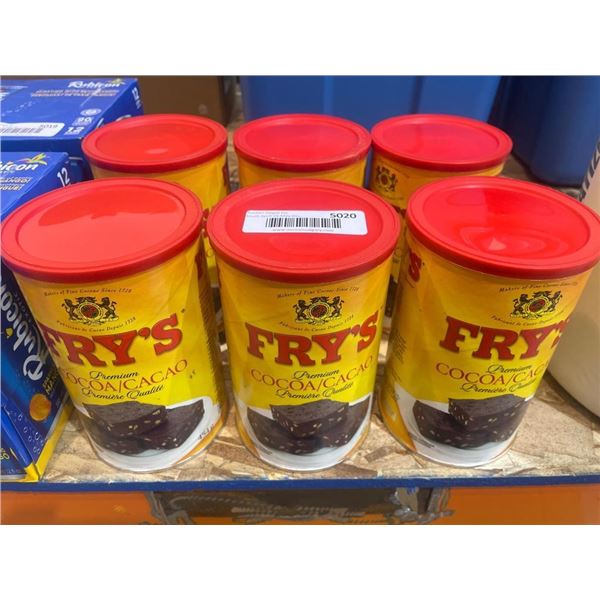 Fry’s Premium Cocoa/Cacao Powder, Set of 6 x 454g Each