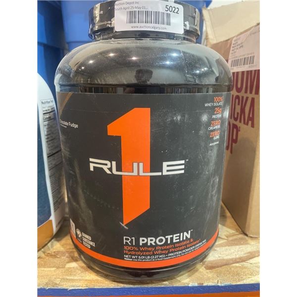 Rule 1 R1 Protein Powder, Chocolate Fudge, 5 lbs (2.27 kg)
