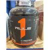 Image 1 : Rule 1 R1 Protein Powder, Chocolate Fudge, 5 lbs (2.27 kg)