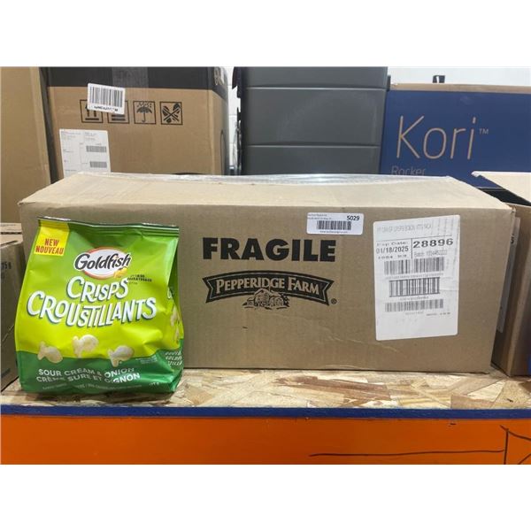 Goldfish Crisps Sour Cream & Onion Snack Bags 14 x 177g