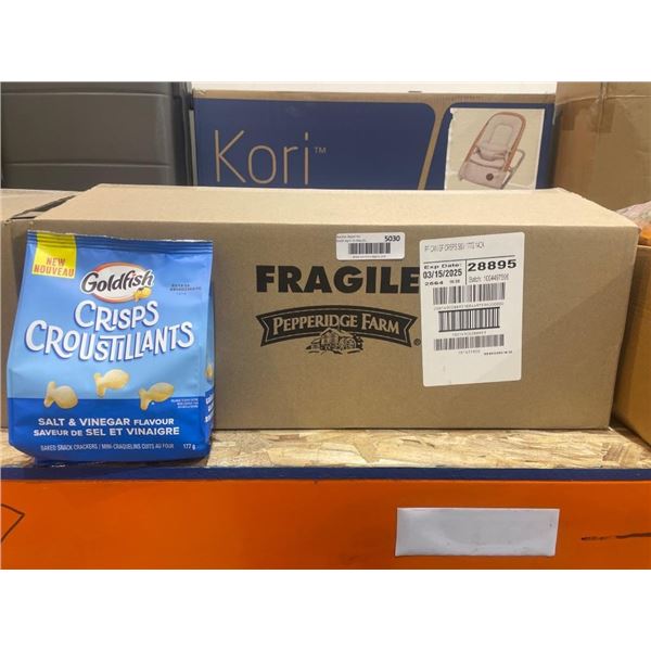 Goldfish Crisp Crackers, Salt and Vinegar 14 x 177g