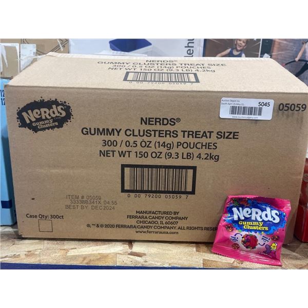 Nerds Gummy Clusters Treat Size 150 oz Total (300 Pouches)