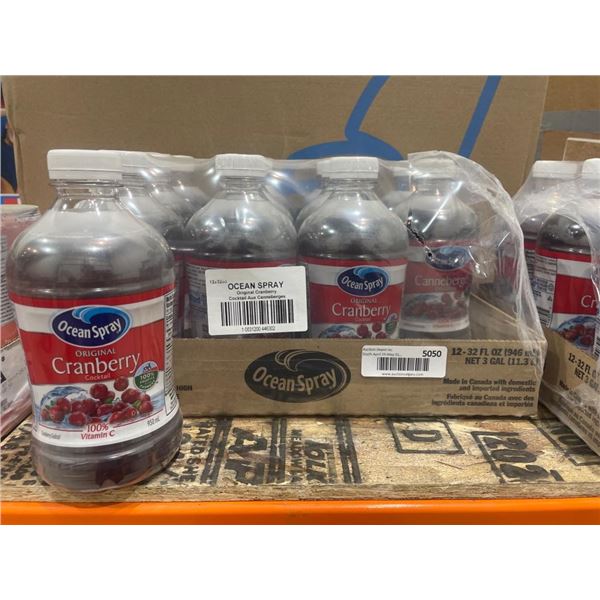Ocean Spray Cranberry Juice 12 x 946 mL