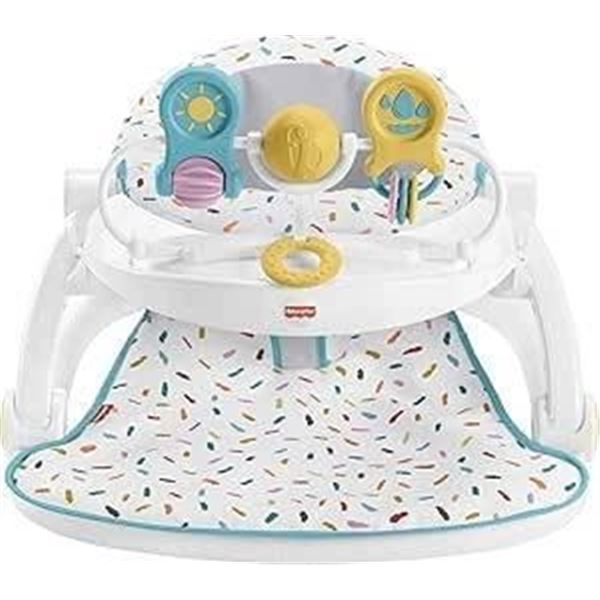 Fisher-Price Deluxe Sit-Me-Up Floor Seat with Toy Tray