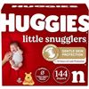 Image 1 : Huggies Little Snugglers Size N Diapers 144 Count