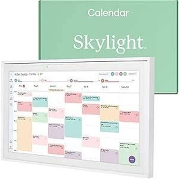Skylight Calendar Digital Display for Scheduling and Organizing