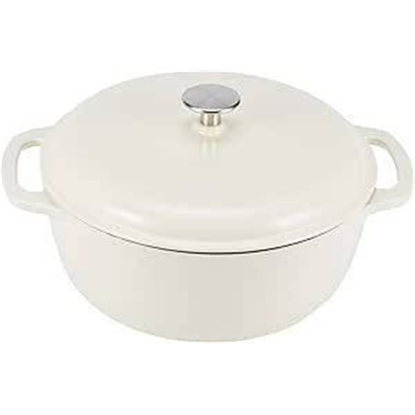 Amazon Basics Enameled Cast Iron Dutch Oven – 4.3 L Capacity