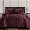 Image 1 : Tribeca Living Lugano 260-GSM Velvet 3-Piece Queen Quilt Set