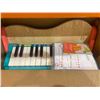 Image 2 : Children’s Wooden Toy Piano with Color-Coded Keys