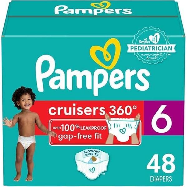 Pampers Cruisers 360 Size 6 Disposable Diapers Pack (48 Count)