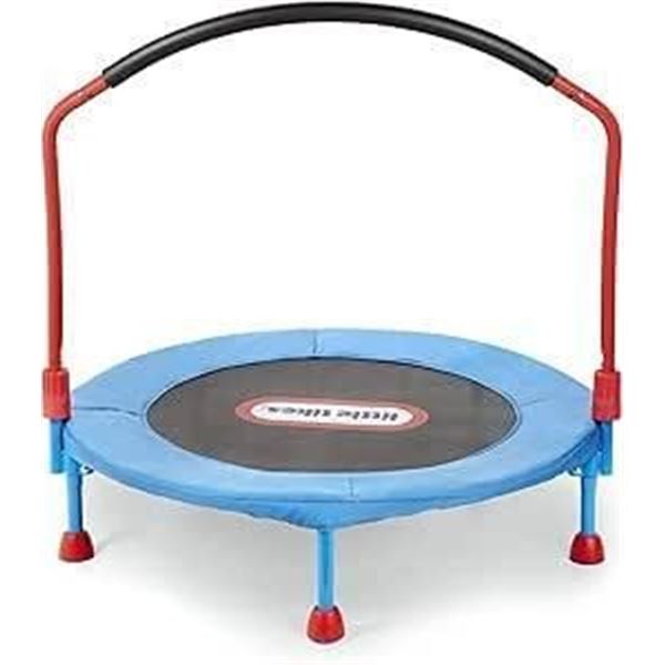 Little Tikes Easy Store 3′ Trampoline With Handle Bar