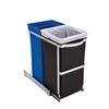 Image 1 : Simplehuman Dual Compartment Recycler Trash Can