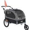Image 1 : Vevor Pet Bike Trailer Model TS810 Tow/Hand Push