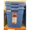 Image 2 : Rubbermaid Roughneck 32-Gallon Blue Storage Container