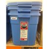 Image 2 : Rubbermaid Roughneck Blue Storage Container, 31 Gal