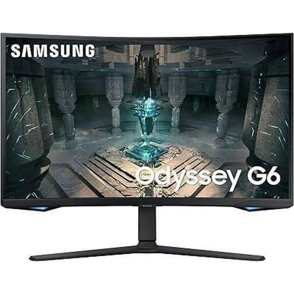 Samsung Odyssey G6 27-Inch Gaming Monitor, Model LS27BG652ENXGO