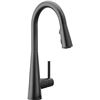 Image 1 : Moen Sleek Spot Resist Stainless One-Handle High Arc Pulldown Kitchen Faucet