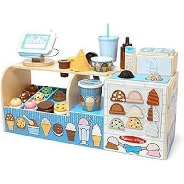 Melissa & Doug Cool Scoops Ice Cream Counter Playset