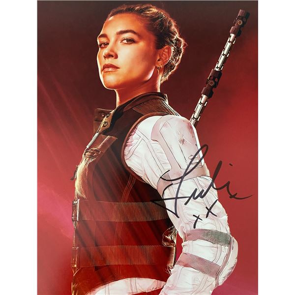 The Black Widow Florence Pugh signed photo