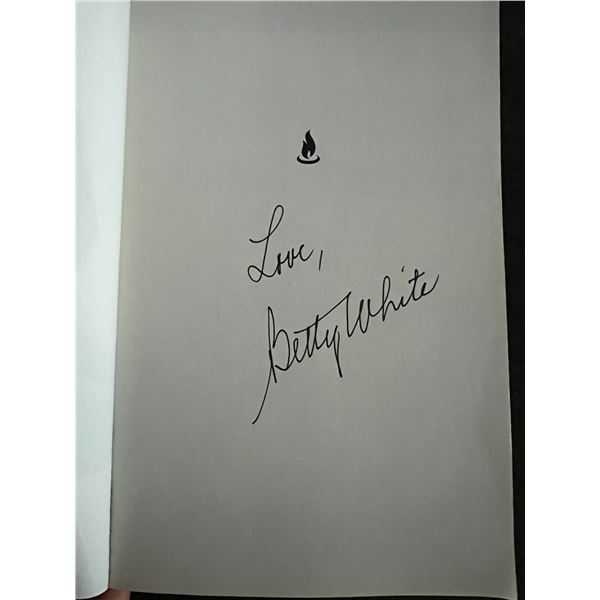 Here We Go Again: My Life in Television Betty White signed book