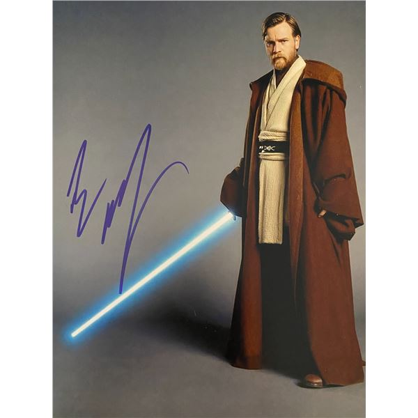 Star Wars Ewan McGregor signed photo