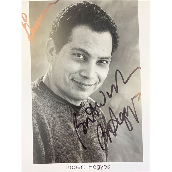 Cagney and Lacey Robert Hegyes signed photo