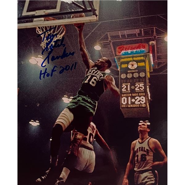 Tom Sanders signed photo