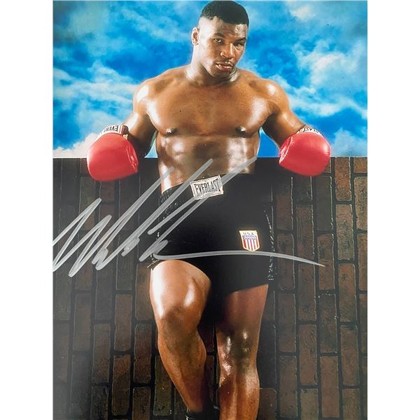 Mike Tyson signed photo