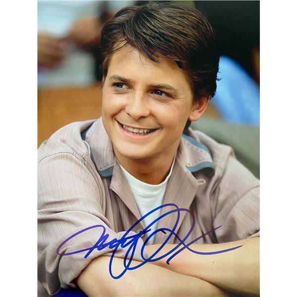 Back to The Future Michael J Fox signed photo