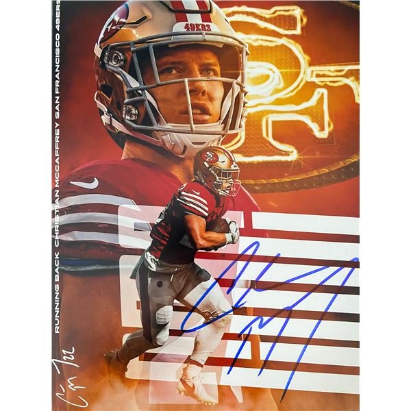 San Francisco 49ers Christian McCaffrey signed photo