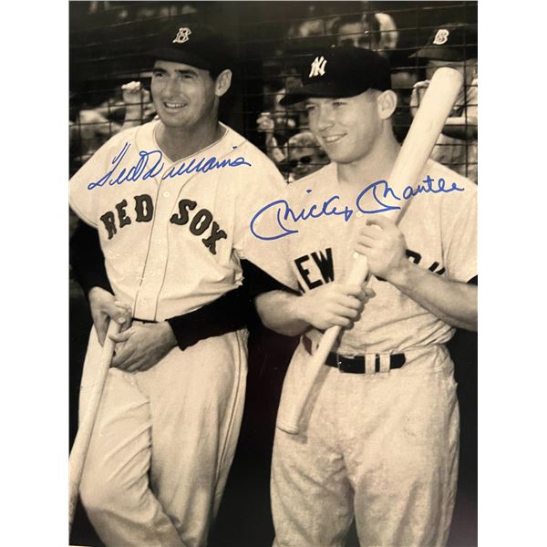 Ted Williams / Mickey Mantle signed photo