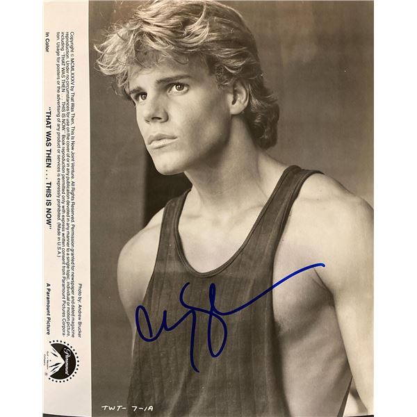 That Was Then... This Is Now Craig Sheffer signed movie photo