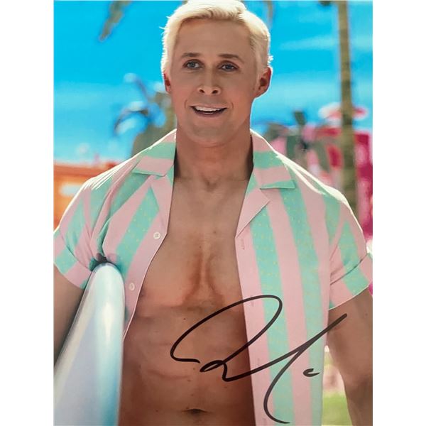 Barbie Ryan Gosling signed photo