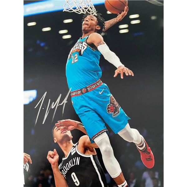 Memphis Grizzlies Ja Morant signed photo